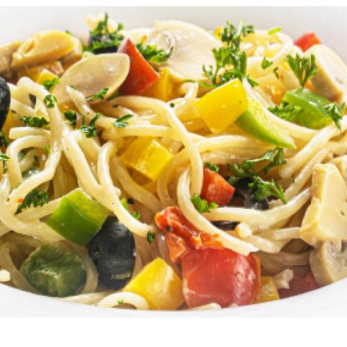 Spaghetti or pasta vegetable
