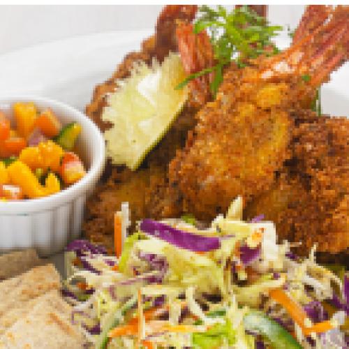 Coconut crumb fried prawns  at TUNA TUNA 33