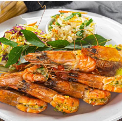 Grilled prawns (10 pcs medium)  at TUNA TUNA 33
