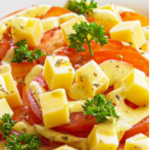 Tomato mozzarella salad
