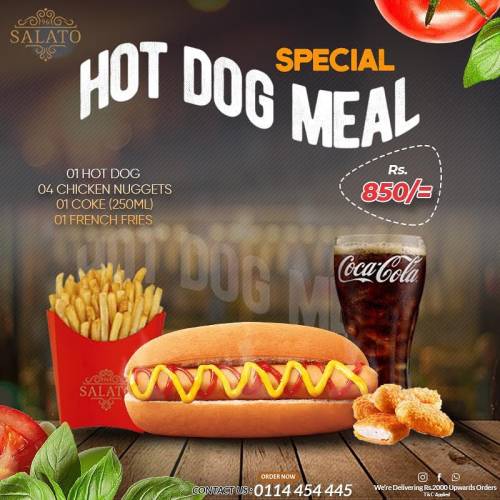 HOT DOG MEAL at Salato