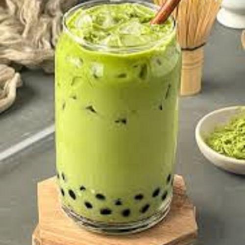 Green tea Bubble Tea at Cafe Nuwara