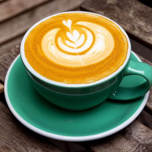 Latte at Cafe Nuwara