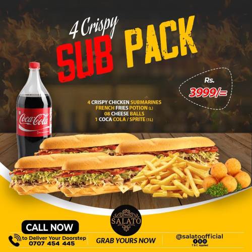 SUB PACK at Salato