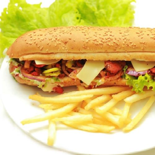 009 Chicken Submarine with Chips