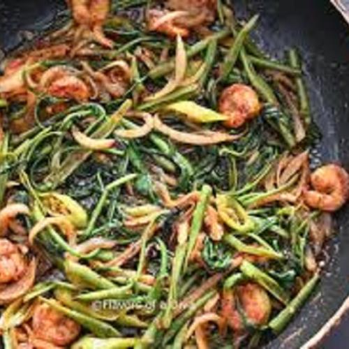 Prawns With Kankun