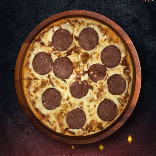 BEEF SALAMI PIZZA