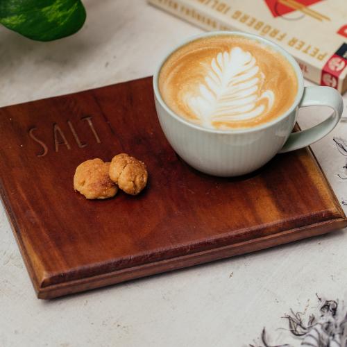 FLAT WHITE at Salt House Cafe