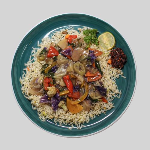 CHOP SUEY RICE   [VEG]