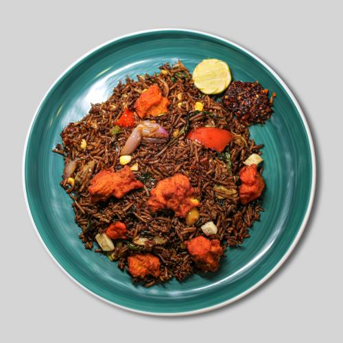 MONGOLIAN RICE [CHICKEN]