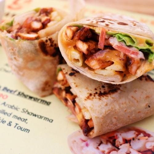 Tandoori Kohli Wrap at Yalla Habibi