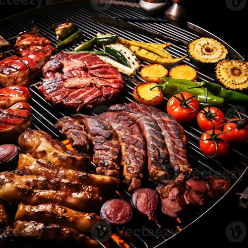 Grilled meats at The Lake Field Restaurant 