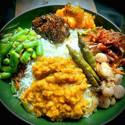 Srilankan rice with curries