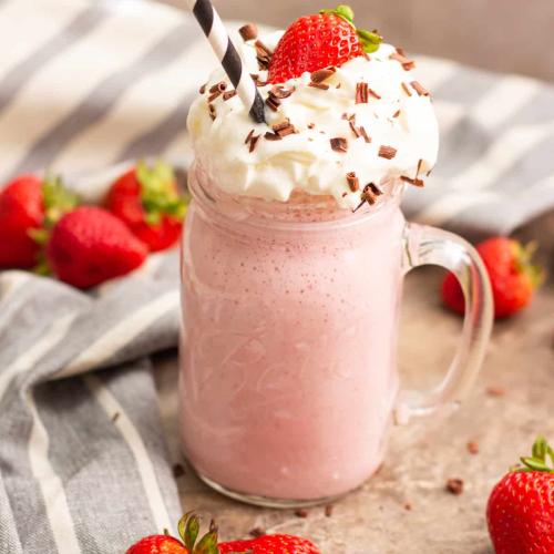 Strawberry milkshake  at Blizzard Café