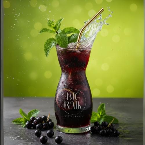 Black Currrent Mojito at Big Baik Restaurant