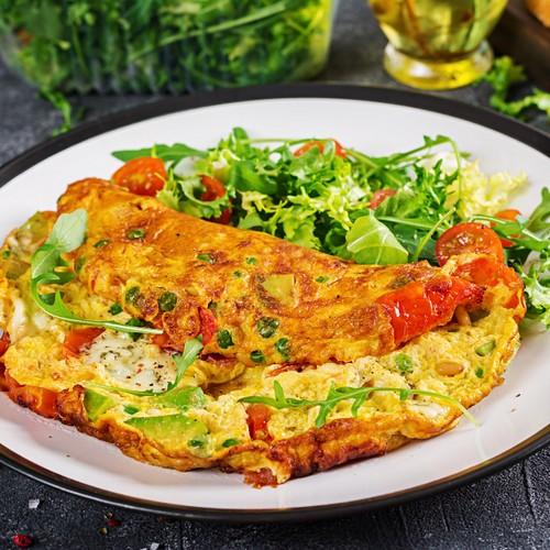 Tomato Omelet at Pradeep Restaurant