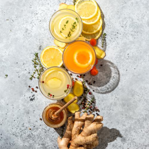 Honey Lemon Iced Tea glass