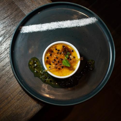 PASSION FRUIT CREME BRULEE  at Headquarters By W15