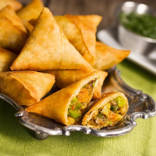 Egg Samosa at Traveler's Cafe