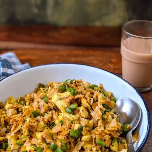 Vegetable Cheese Kottu