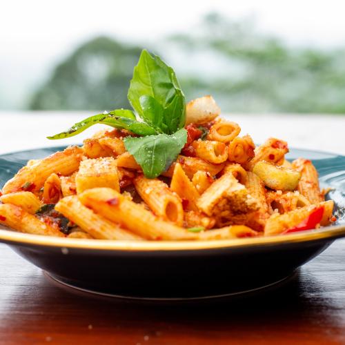 PENNE ARABBIATA at The MistyVibe Restaurant & Cafe