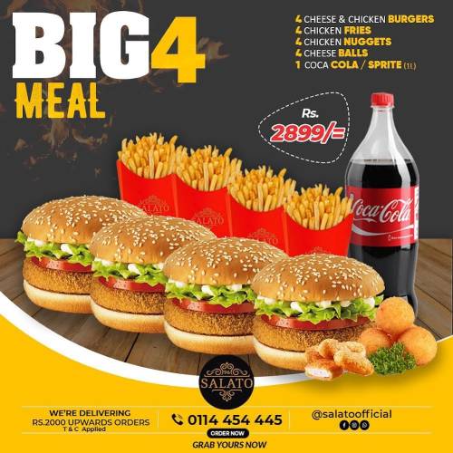 BIG 4 MEAL at Salato