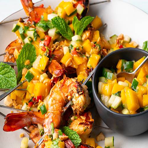Diced Prawns with Chilli at Oak Ray Flower Drum