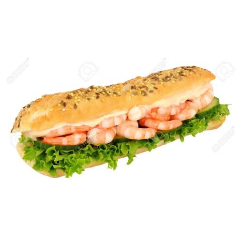   Large Prawns Submarine