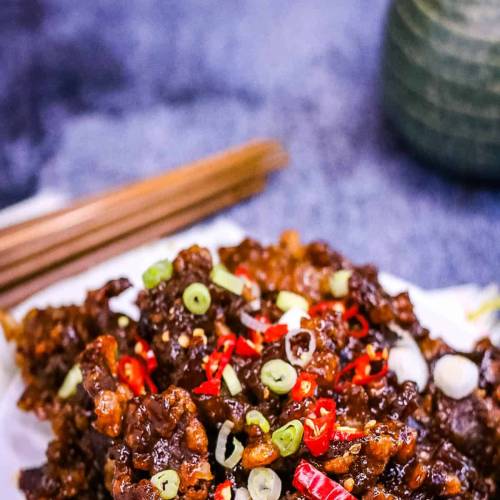 Beef with Dry Red Chilli