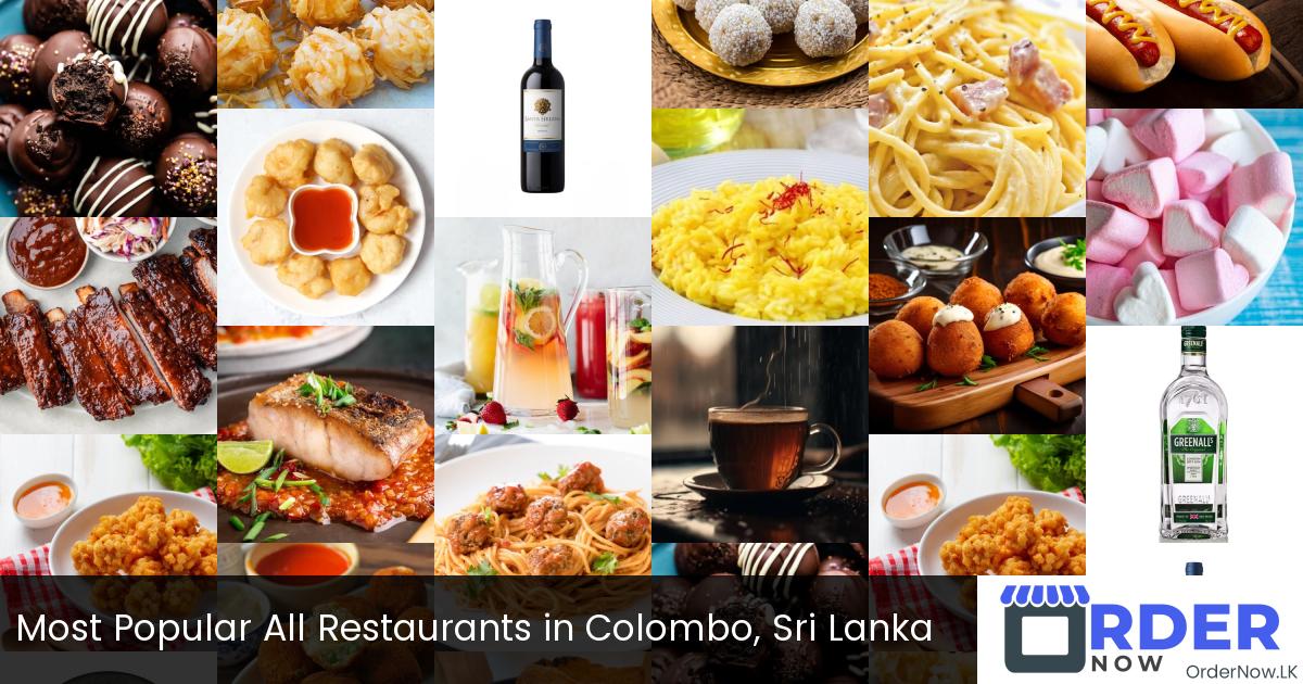 Most Popular All Restaurants in Colombo, Sri Lanka