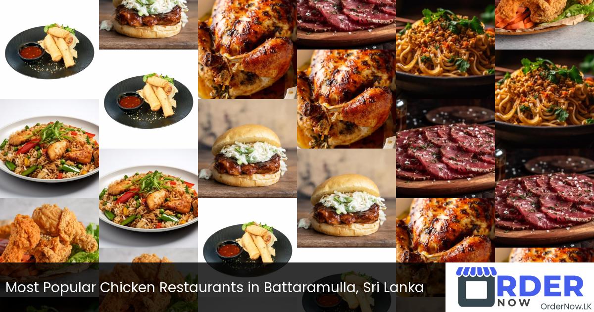 Most Popular Chicken Restaurants in Battaramulla, Sri Lanka