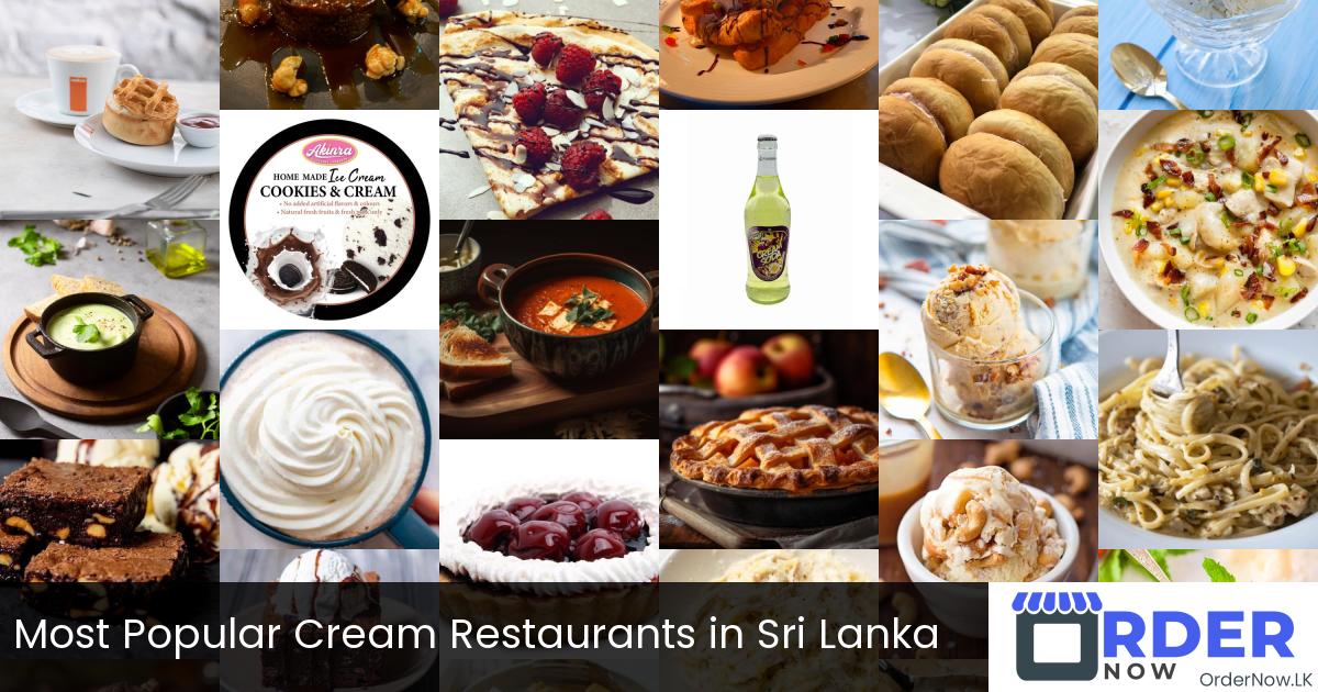 Most Popular Cream Restaurants in Sri Lanka
