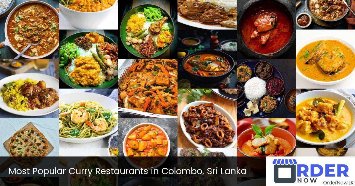 Most Popular Curry Restaurants in Colombo, Sri Lanka