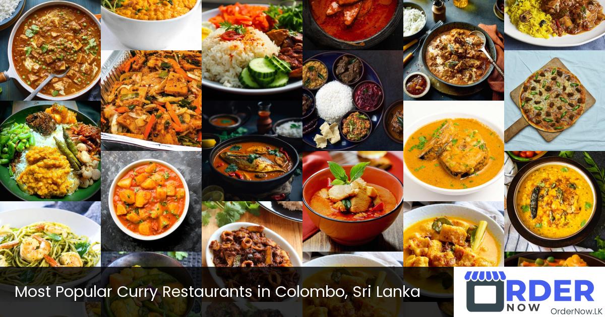 Most Popular Curry Restaurants in Colombo, Sri Lanka