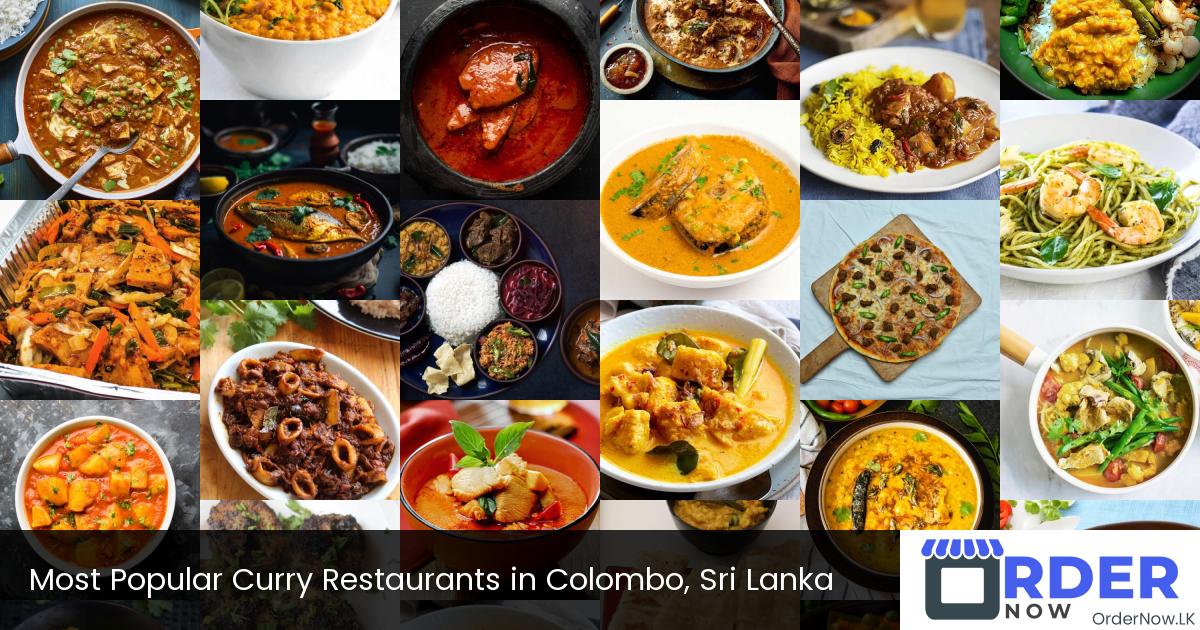 Most Popular Curry Restaurants in Colombo, Sri Lanka