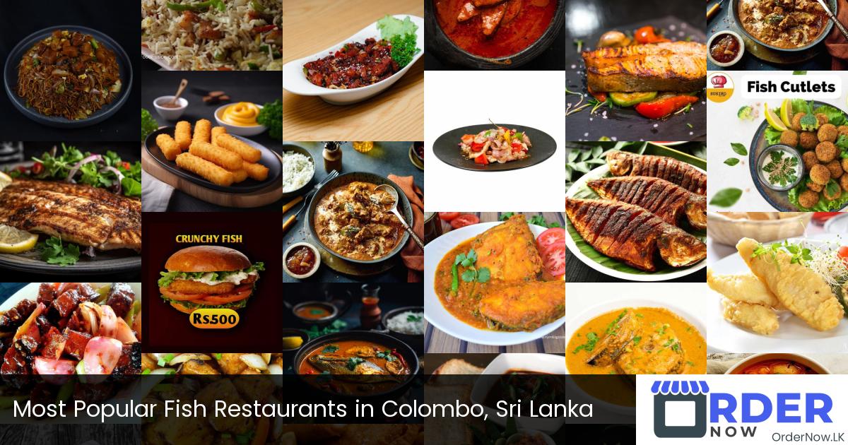 Most Popular Fish Restaurants in Colombo, Sri Lanka