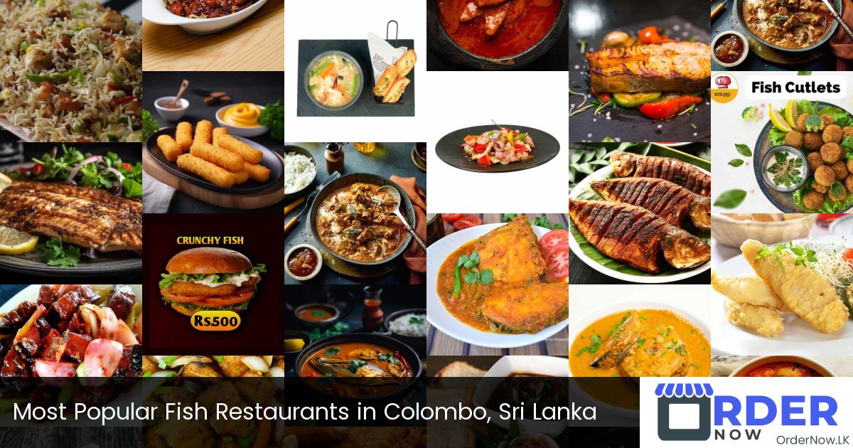 Most Popular Fish Restaurants in Colombo, Sri Lanka