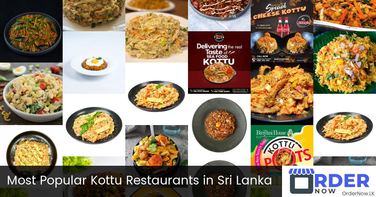 Most Popular Kottu Restaurants in Sri Lanka