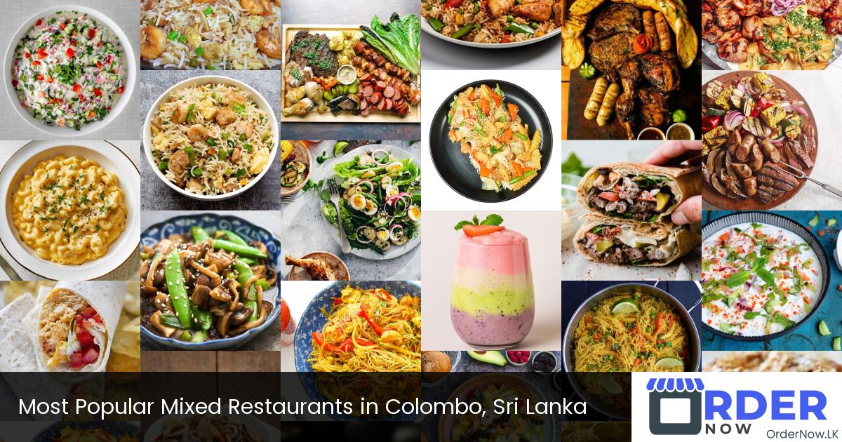 Most Popular Mixed Restaurants in Colombo, Sri Lanka