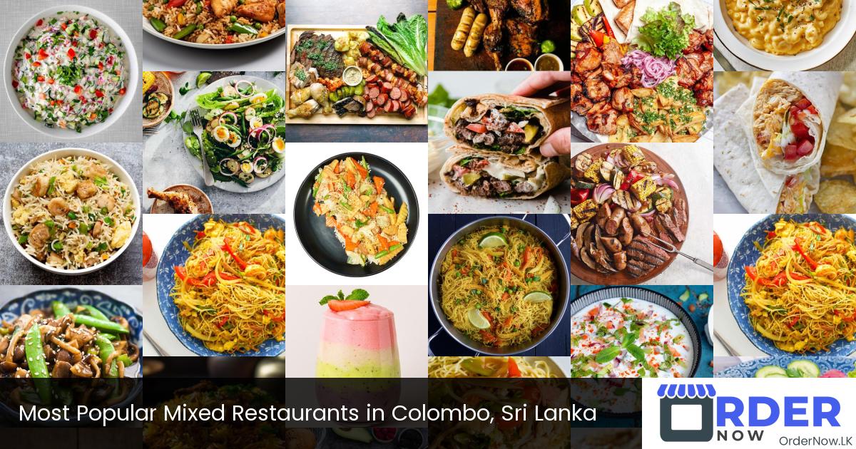 Most Popular Mixed Restaurants in Colombo, Sri Lanka