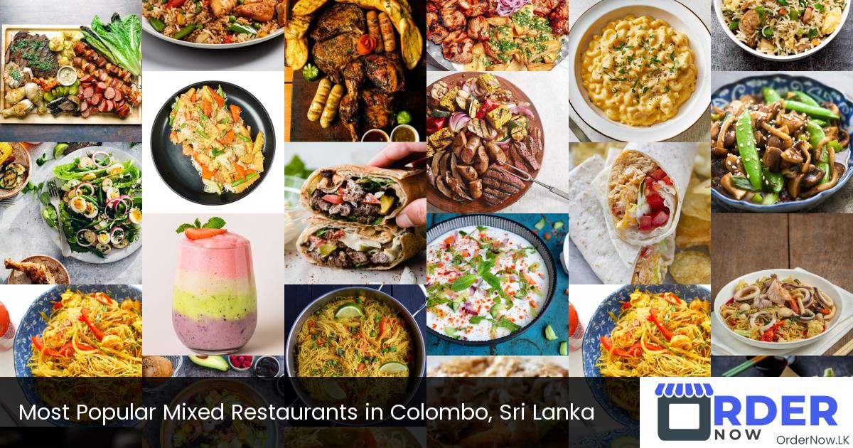 Most Popular Mixed Restaurants in Colombo, Sri Lanka