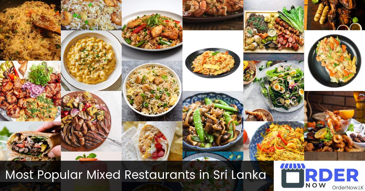 Most Popular Mixed Restaurants in Sri Lanka