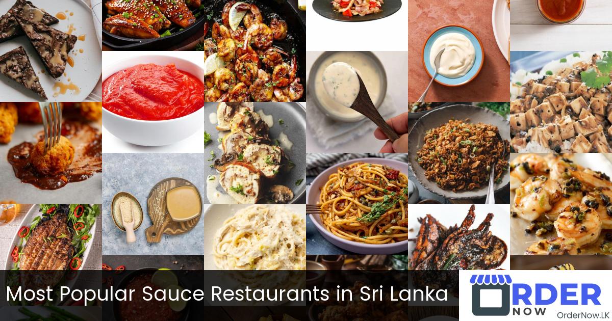 Most Popular Sauce Restaurants in Sri Lanka