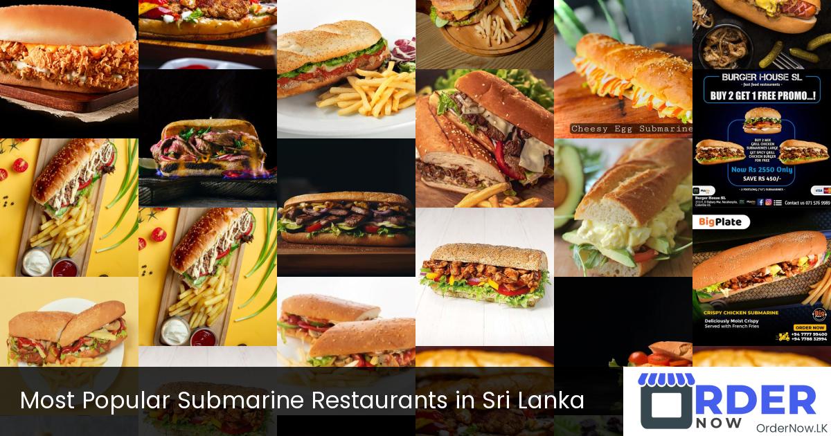Most Popular Submarine Restaurants in Sri Lanka