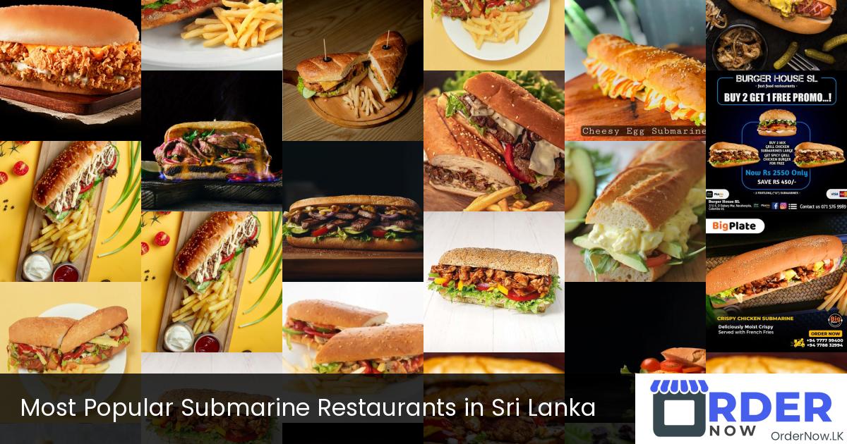 Most Popular Submarine Restaurants in Sri Lanka