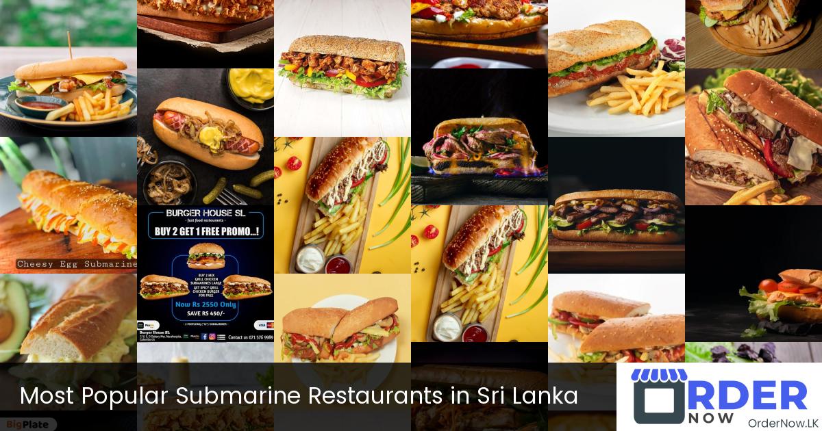 Most Popular Submarine Restaurants in Sri Lanka