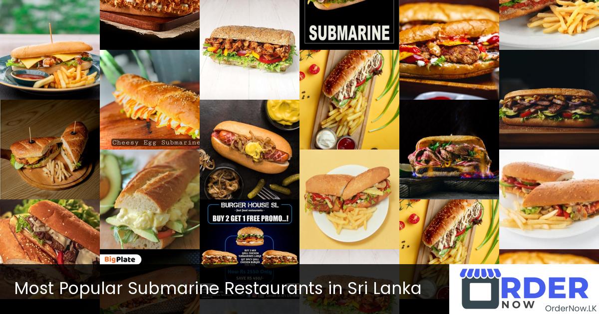 Most Popular Submarine Restaurants in Sri Lanka