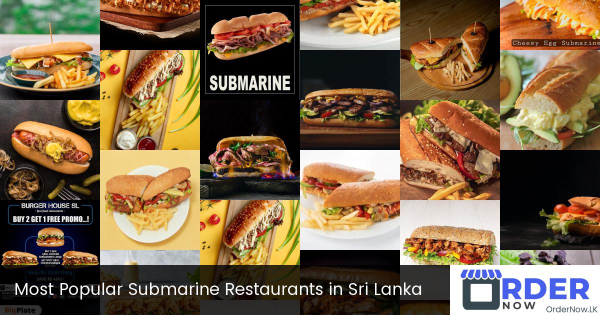 Most Popular Submarine Restaurants in Sri Lanka