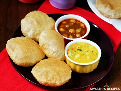 Poori at Madras Masala