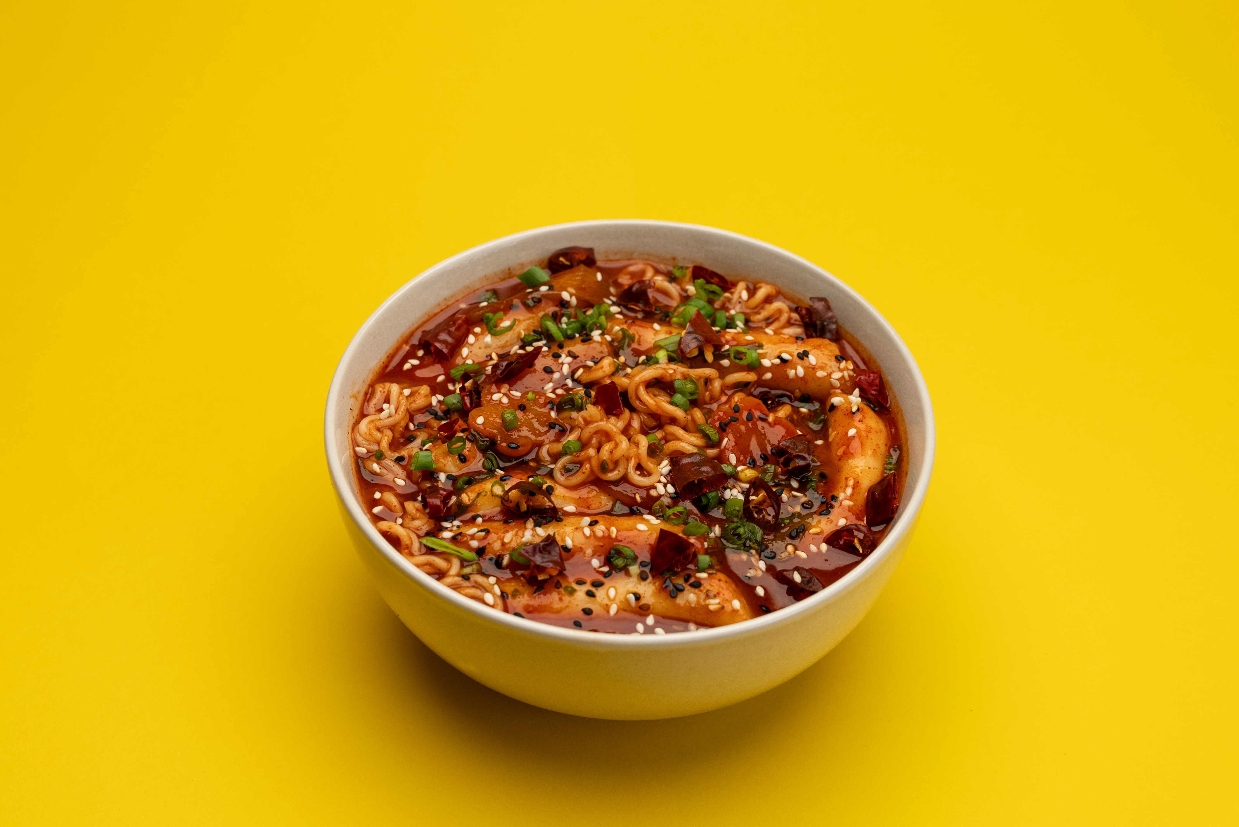 Spicy Rabokki (매운 라볶이) at BokBok Chicken 